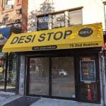 Outside Desi Stop & Deli, Manhattan