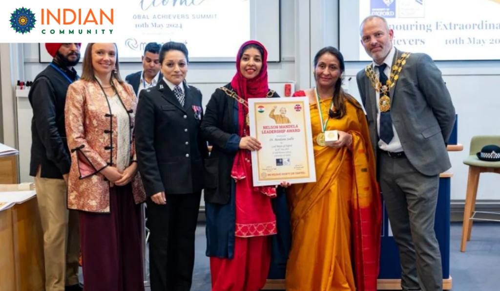 Dr. Bandana Sodhi was honored at Oxford University, UK