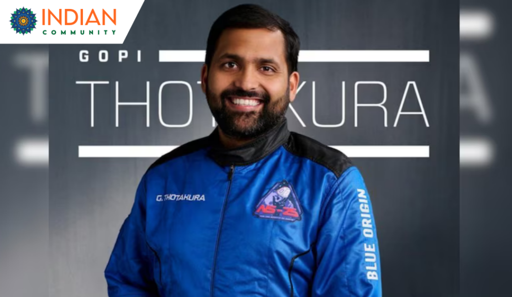 Gopichand Thotakura Makes History as First Indian on Blue Origin's Space Mission