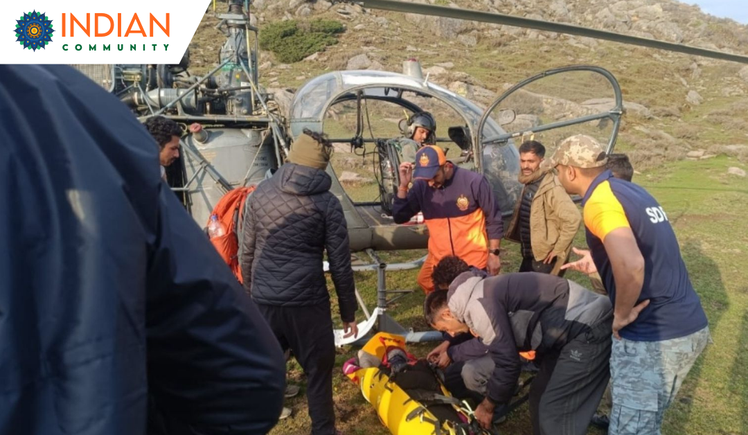 IAF rescues 2 injured Indian-American trekkers in daring Himachal airlift