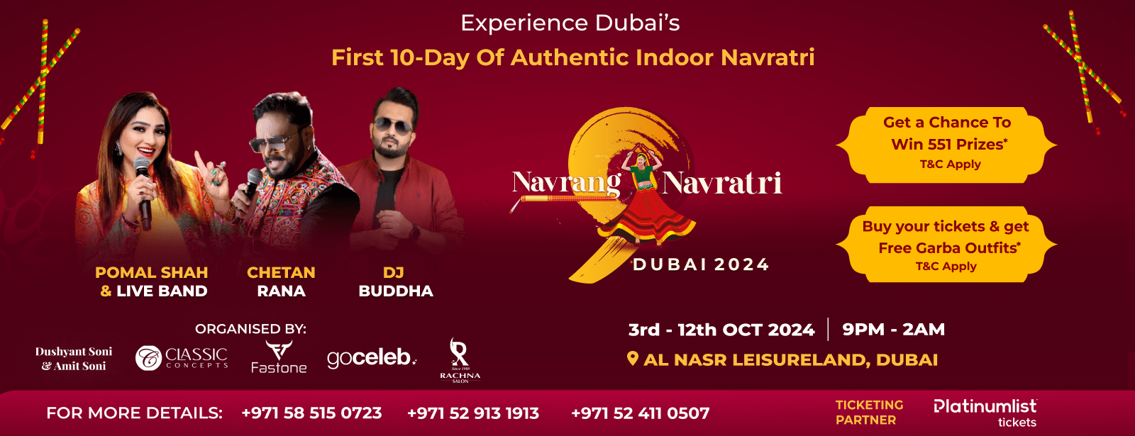 Navrang Navratri 2024 Dubai’s First Indoor Navratri Festival