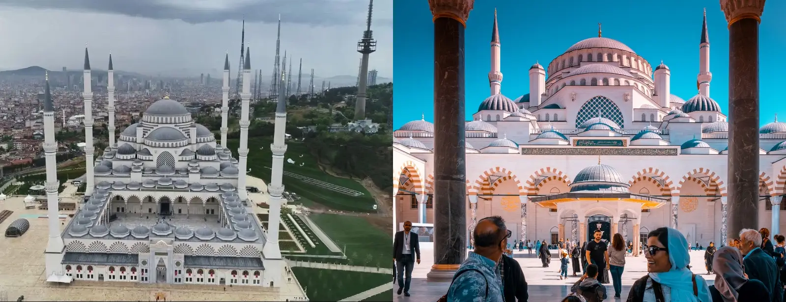 Asia Continent & Camlica Hill & Camlica Mosque Guided Tour, Istanbul