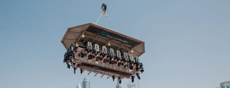 Dinner in the sky, Dubai Dinner in the sky, Dubai
