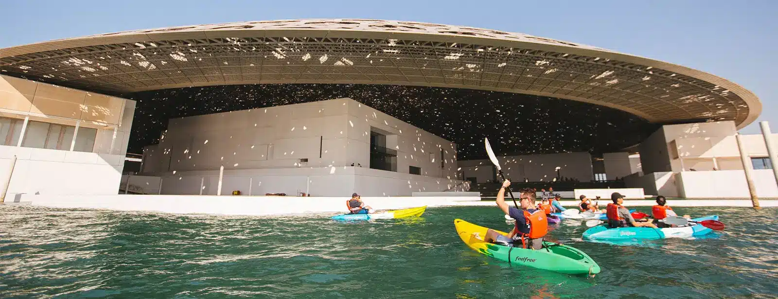 Guided Kayak Tour at Louvre Abu Dhabi, Abu Dhabi