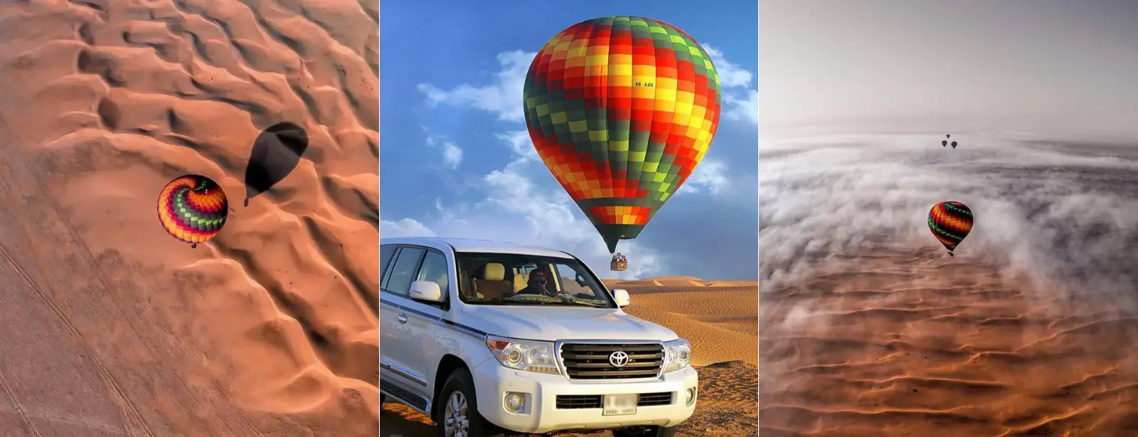 Sunrise Hot Air Balloon Experience with Free Transfers, Dubai