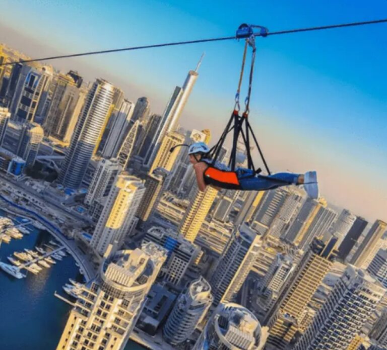 XLine Dubai Marina - The Longest Urban Zipline in The World, Dubai XLine Dubai Marina - The Longest Urban Zipline in The World, Dubai