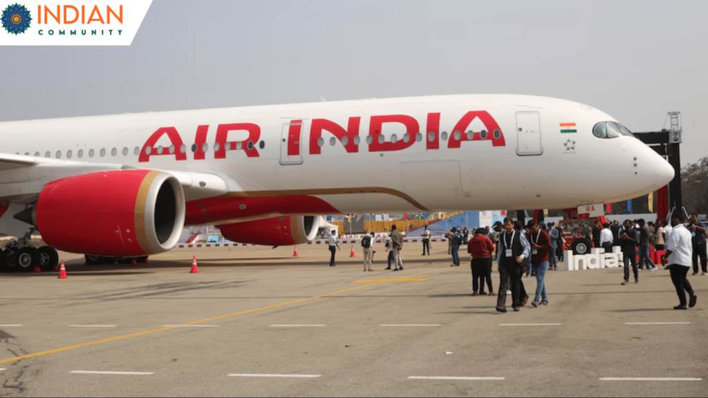 An Air India flight