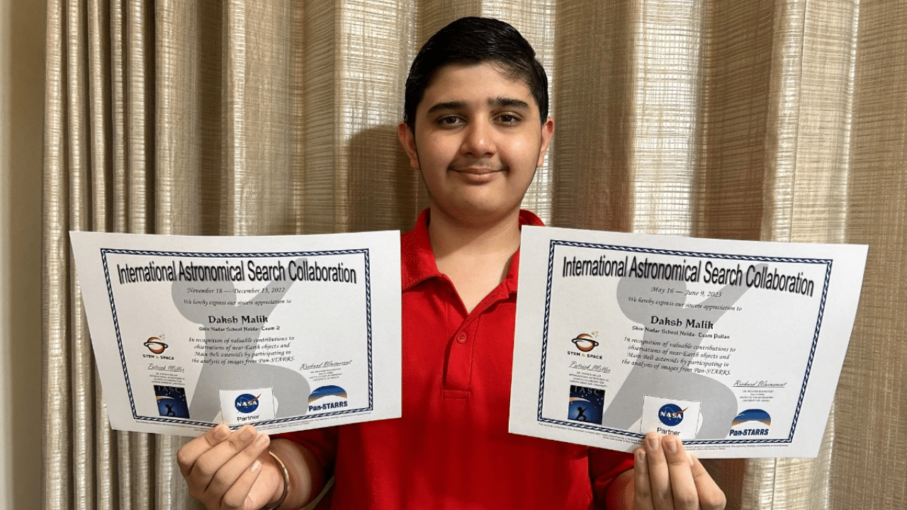 14-Year-Old Boy from Noida Discovers Asteroid, NASA Invites Him to Name It