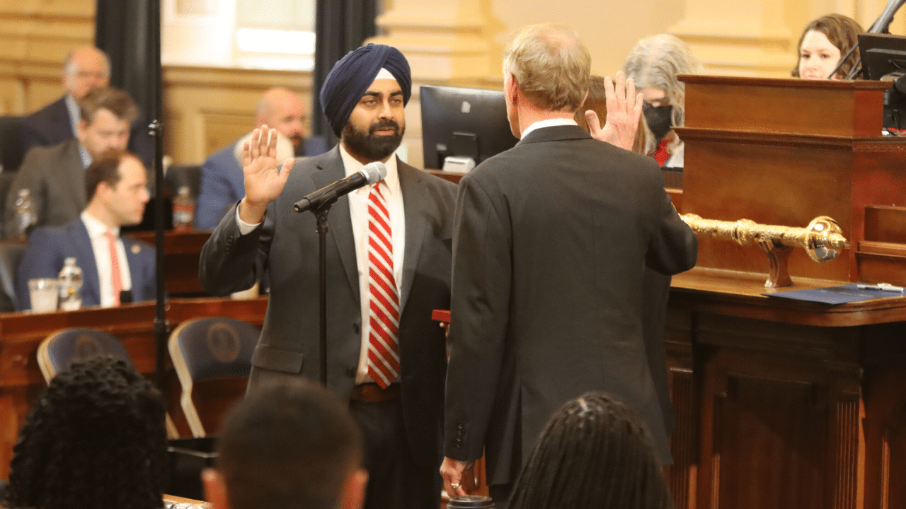 JJ Singh Sworn in as Delegate for Virginia’s House District 26