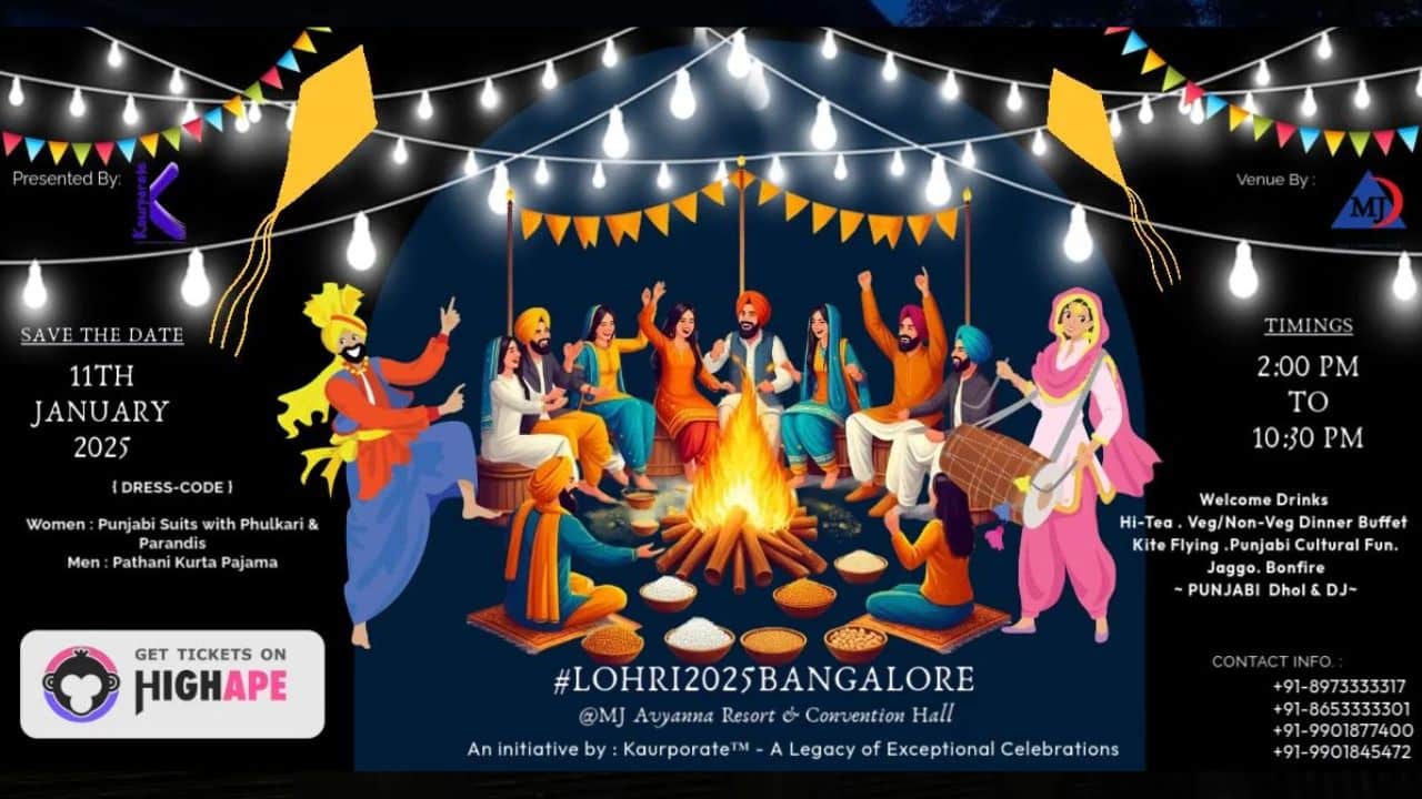 Celebrate Lohri 2025 in Bangalore Festival by Kaurporate