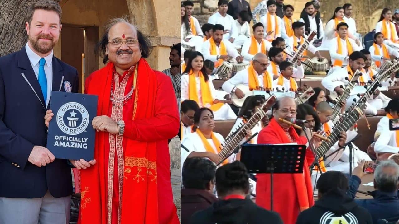 Pandit Ronu Majumdar Creates History with the World’s Largest Symphony