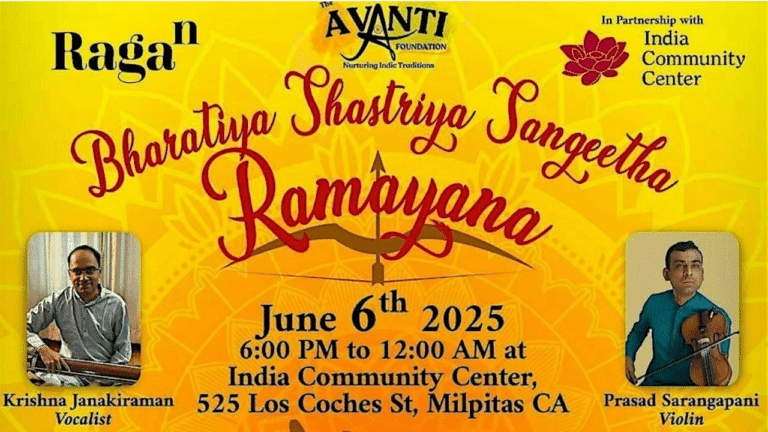 Bharatiya Shastriya Sangeetha Ramayana Classical Indian Music Event in Milpitas CA 768x432