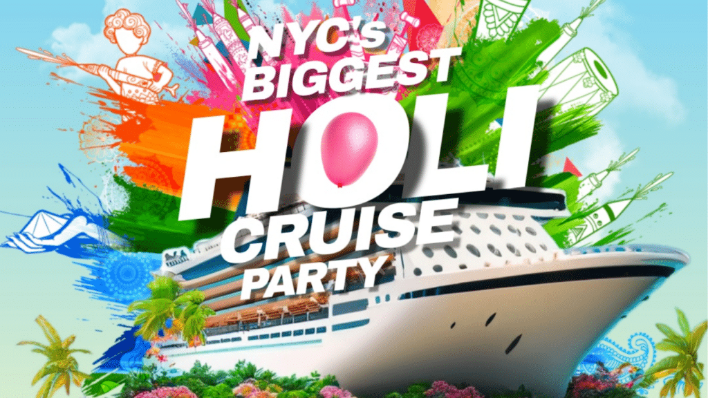 Bollywood-Themed Cruise holi party