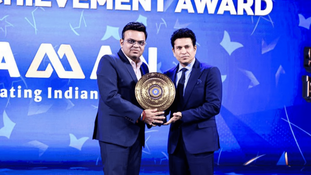 Sachin Tendulkar honoured with Lifetime Achievement Award