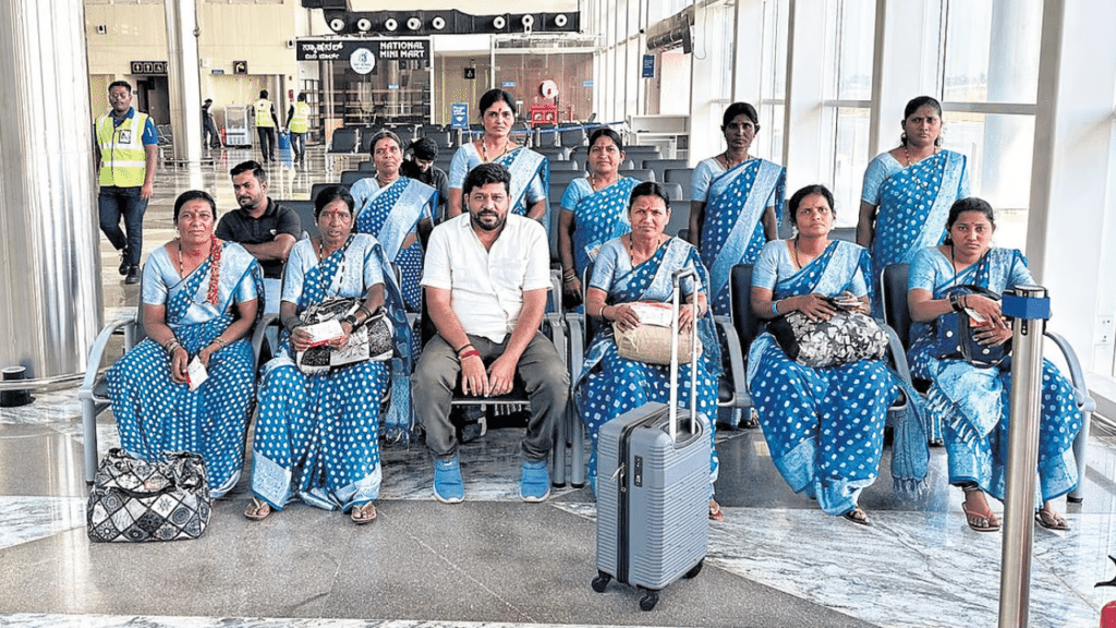 From Fields to Flight Karnataka Farmer Fulfills Workers' Dream of Air Travel