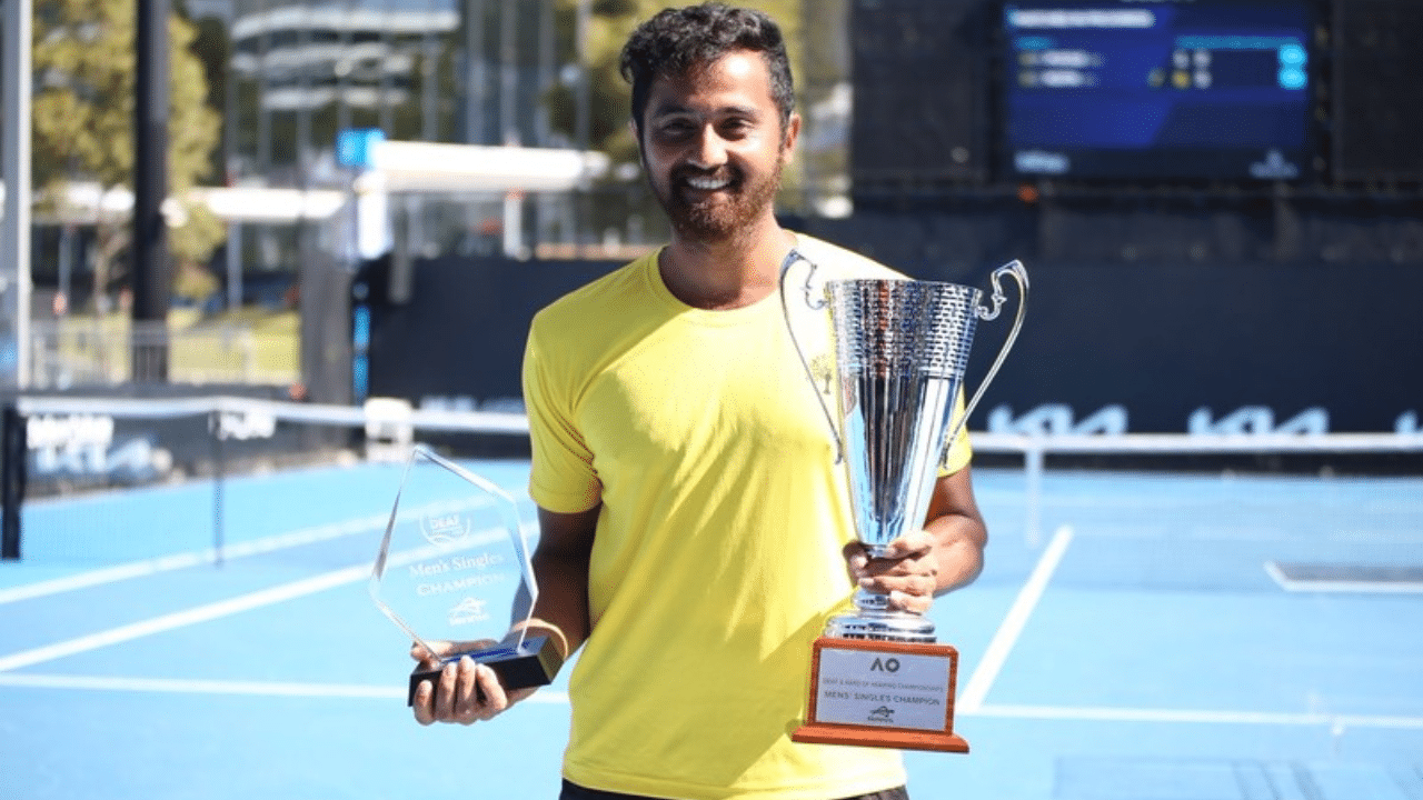 India’s Tennis Champion Prithvi Sekhar: A Deaf Athlete’s Grand Slam Triumph