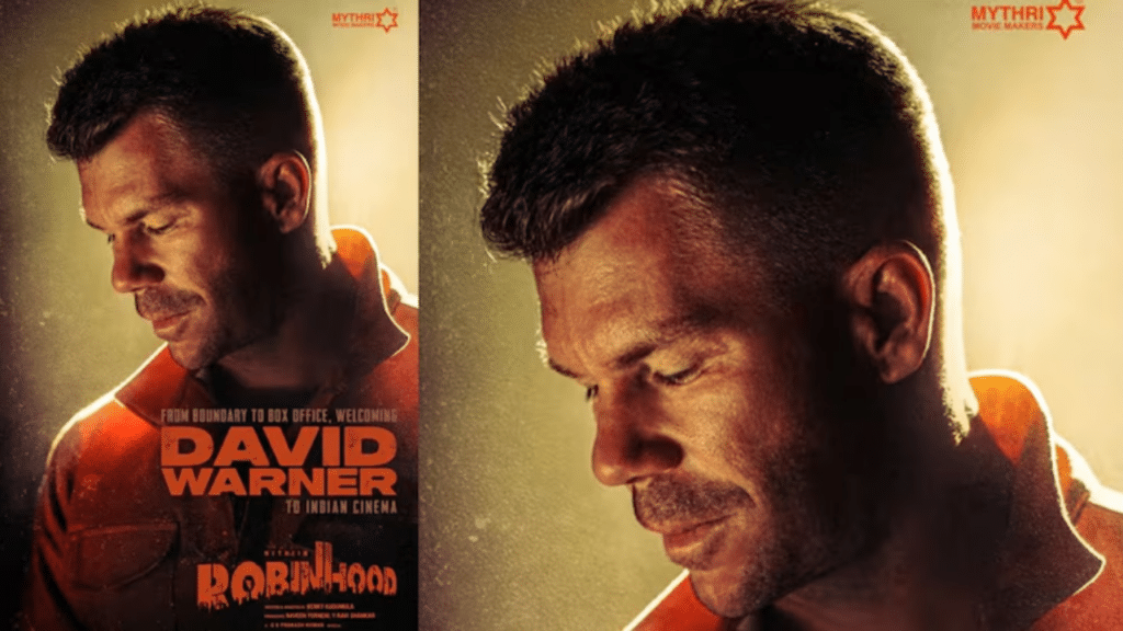 David Warner’s first look from Telugu film ‘Robinhood’ – Australian cricketer’s debut film poster revealed.