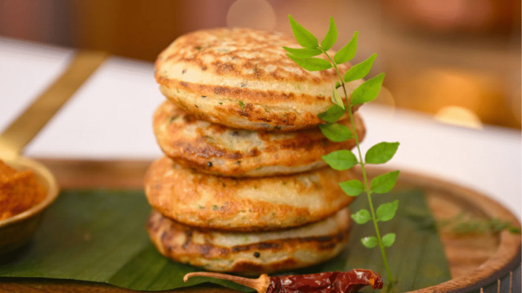 Bun Dosa & Coconut Chutney Recipe