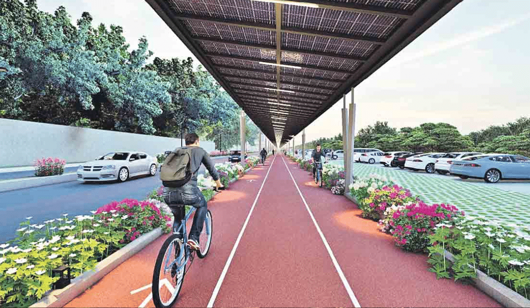 Hyderabad Unveils India’s First Solar-Powered Cycling Track