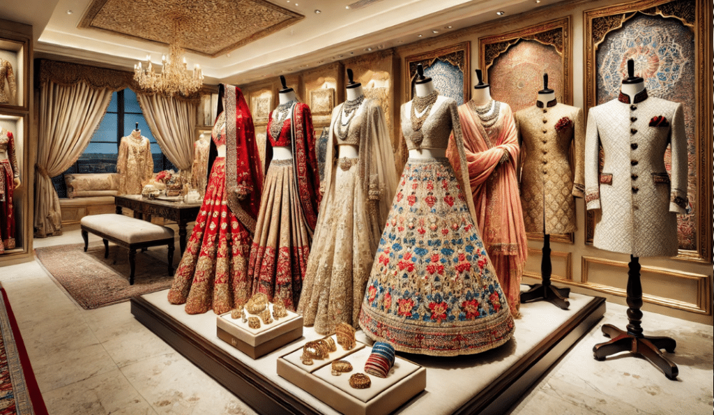 Outfits and Jewelry in Indian Weddings in the USA