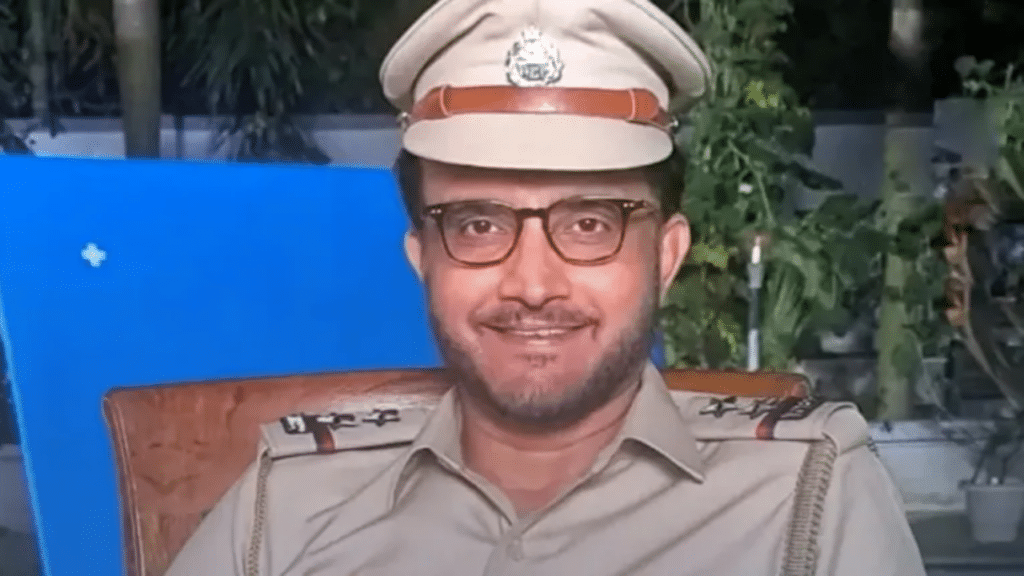 Sourav Ganguly in police uniform for Netflix’s Khakee 2 advertisement, sparking excitement about his acting debut.