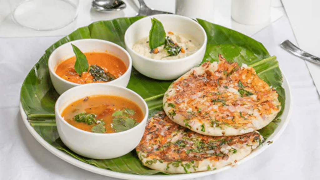 There are many variations of uttapam, depending on the ingredients and toppings used.