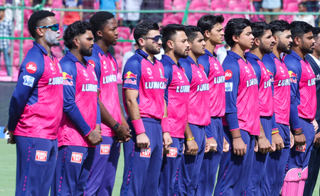 IPL 2025: Players pay tribute to Indian armed forces before RR-PBKS match in Jaipur