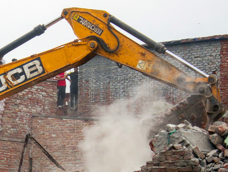 Gujarat: Encroachments cleared in Ahmedabad as AMC, police launch joint demolition drive