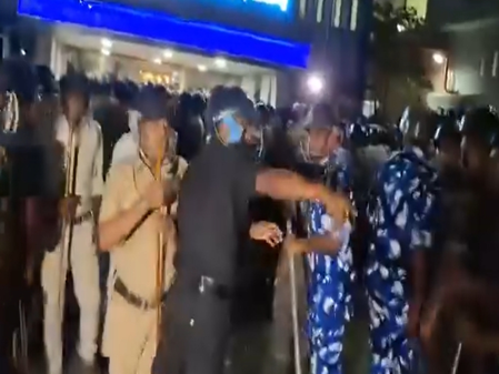 WBSSC recruitment case: Cops cane-charge protesting teachers near Bengal education dept HQ