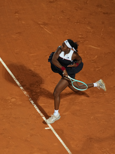 Gauff triumphs over Zheng to reach Rome final