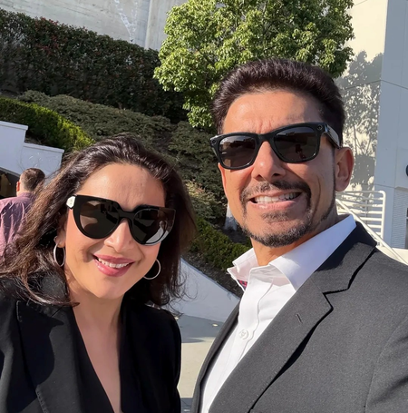 Madhuri Dixit attends son Arin’s graduation with husband Dr Nene