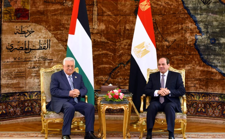 Palestinian, Egyptian Presidents urge immediate end to Israeli Gaza offensive