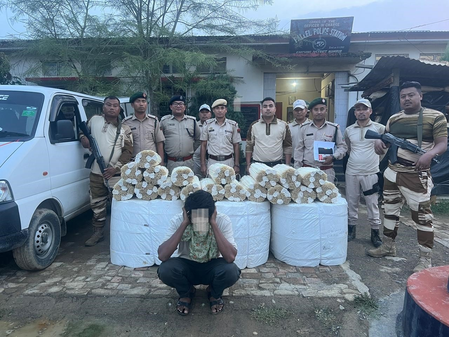 Manipur man arrested for illegally trading peacock feather shafts to Myanmar