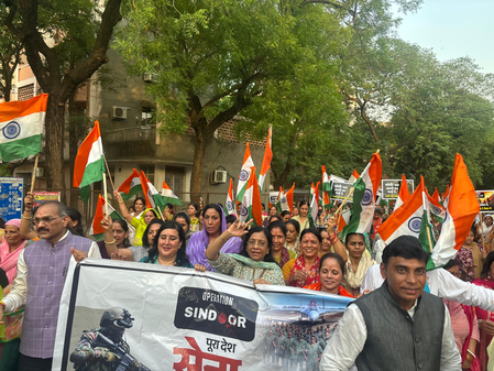 BJP organises Tiranga Yatra in national capital’s Central, North West areas