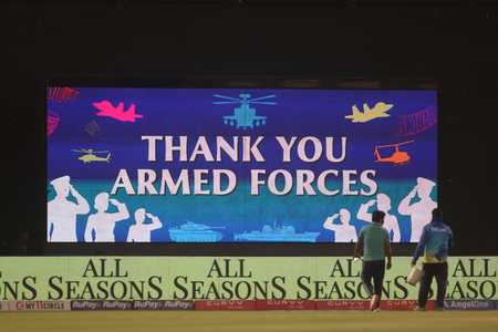 IPL 2025: DC and GT players pay tribute to Indian Armed Forces at  Arun Jaitley Stadium