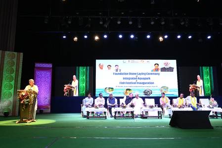 Tripura: Foundation stone laid for Integrated Aqua Park, to scale up fish production