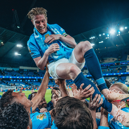 Man City beat Bournemouth in fitting De Bruyne farewell