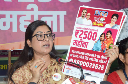 Congress will launch ‘Mai Bahan Maan Yojana’ if Mahagathbandhan wins in Bihar: Alka Lamba