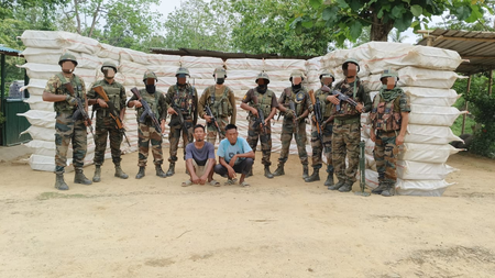 Contraband, cattle valued at Rs 3.94 crore seized in Manipur & Tripura; four held