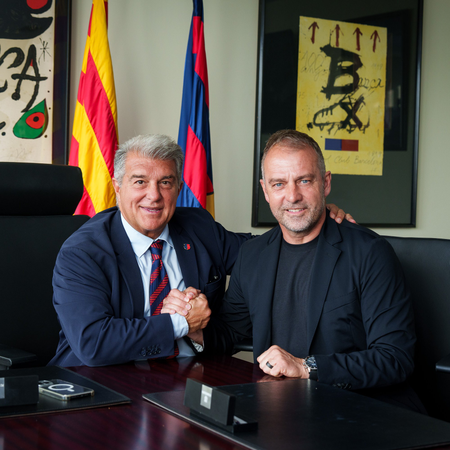 Hansi Flick pens contract extension with FC Barcelona until 2027