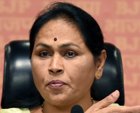 Suspension of BJP MLAs raises question on democratic function of K’taka Speaker: Shobha Karandlaje