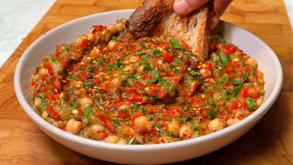Roasted Eggplant and Chickpea Salad: A Flavor-Packed Vegan and Gluten-Free Delight