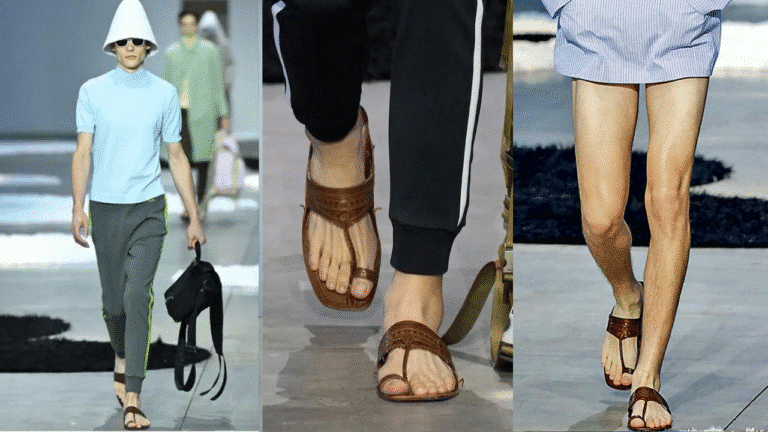 Kolhapuri Chappal Walks to Milan