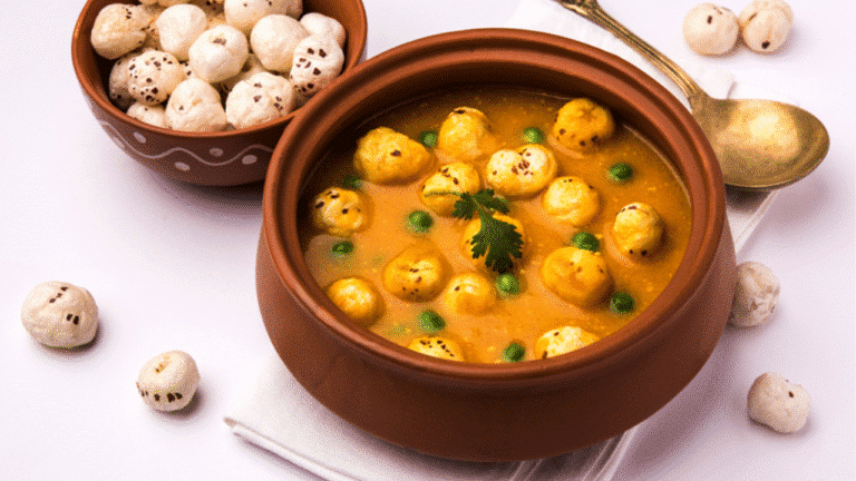 Phool Makhana Curry Recipe