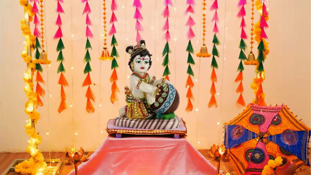 Janmashtami Decoration At Home Ideas