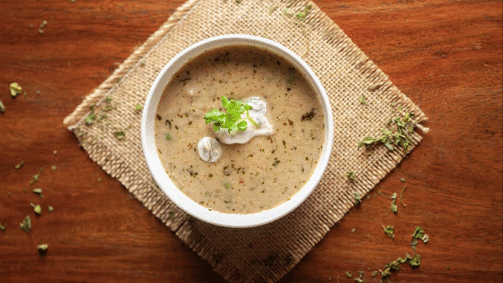 Rajgira Kadhi Recipe navratri fasting recipe