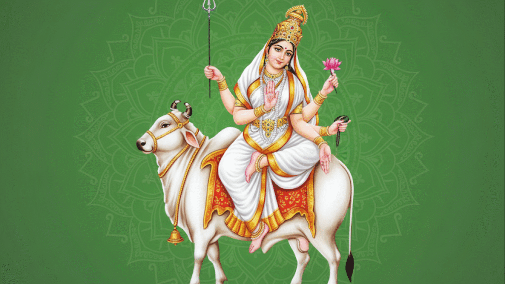 Navratri 2025 Day 8: Maa Mahagauri Puja & Peacock Green Significance