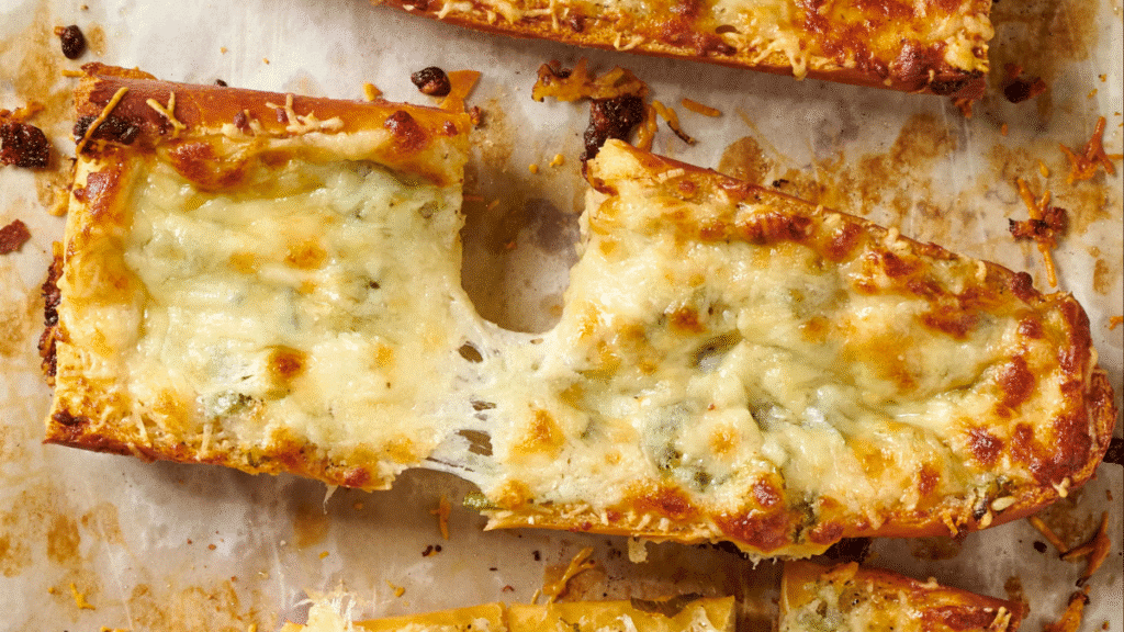 Extra Cheesy Garlic Bread Recipe
