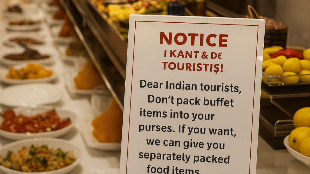 Swiss Hotel’s “Don’t Pack Buffet” Note to Indians Sparks Debate