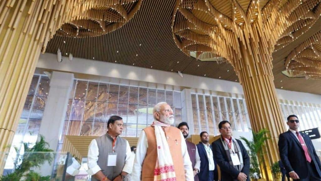 PM Modi Inaugurates Rs 4,000 Crore Nature-Themed Terminal at Guwahati Airport Terminal